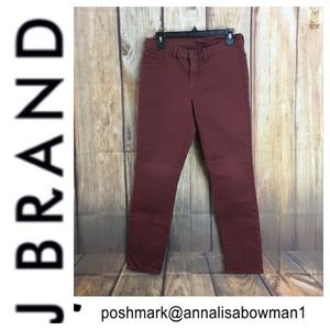 🐞J Brand Merlot Skinny Leg Pant in size 29